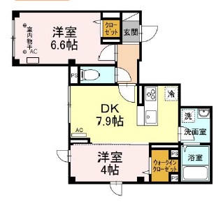 ルシエル恵比寿南101の間取り