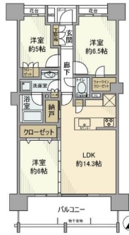 ヴィークステージ桜新町313の間取り