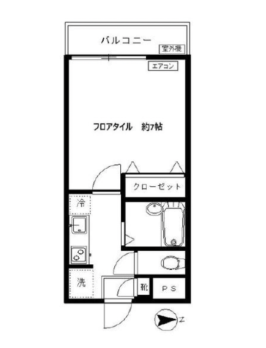 グリュックヴォーネン202の間取り