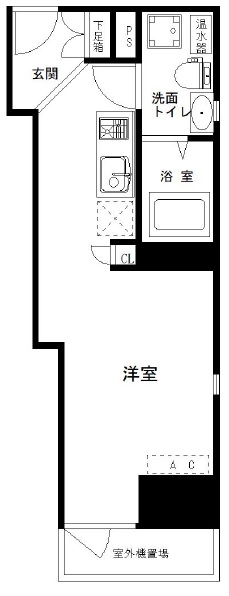クーヴェラ三宿202の間取り