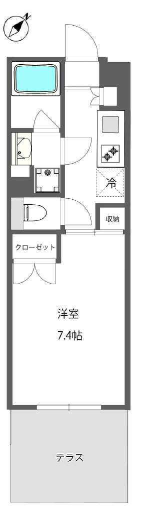 ミラン105の間取り