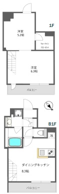 ミラン106の間取り