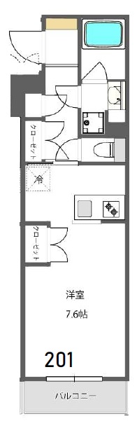 ミラン201の間取り