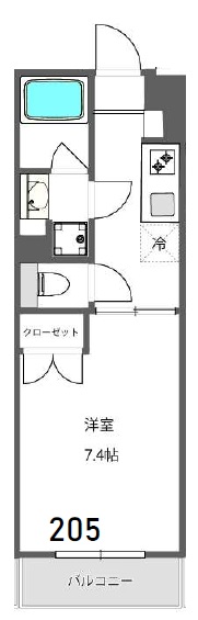 ミラン205の間取り