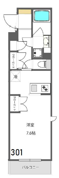 ミラン301の間取り