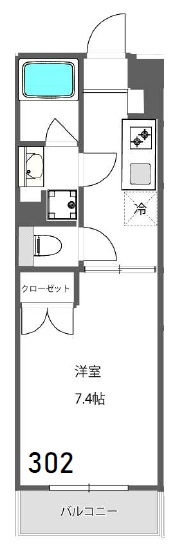 ミラン302の間取り
