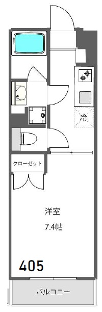 ミラン405の間取り