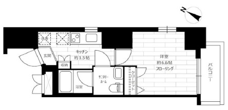 D-Blanc(ディーブランク)801の間取り