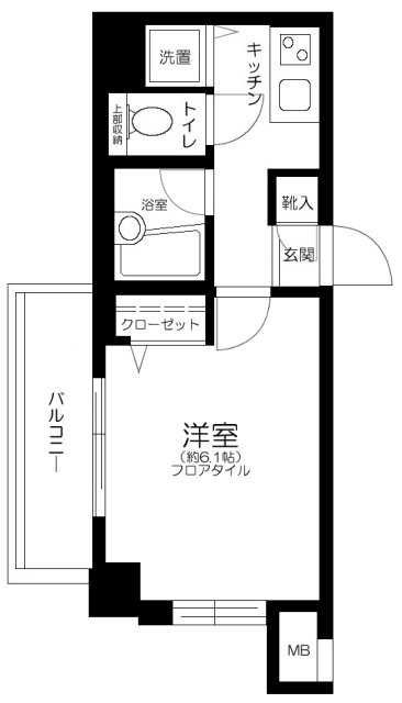 パレスティデュオ代々木Ⅱ（神宮の杜）506の間取り