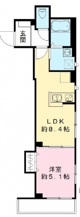 エラーブル上原203の間取り