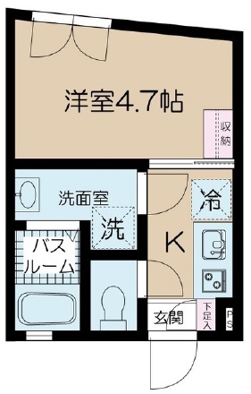 ヒルトップ代々木上原204の間取り