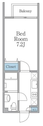 LAPiS恵比寿Ⅱ（ラピス恵比寿Ⅱ）302の間取り