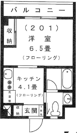 ALL IN Kamiuma(オールイン上馬）201の間取り