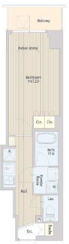 グラングレイス若林101の間取り