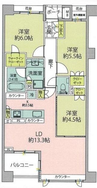 ヴィークコート駒沢202の間取り