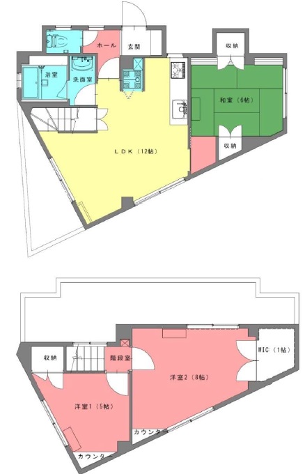 横尾ビル401の間取り