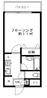 グリュックヴォーネン305の間取り