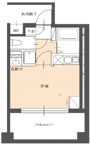 代官山青葉台マンションB102の間取り