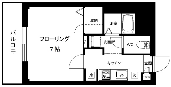 グランバリエ ソウケイI213の間取り