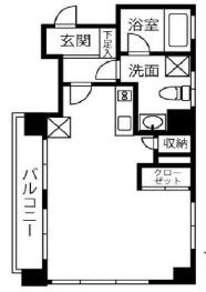 広尾フラワーホーム301の間取り