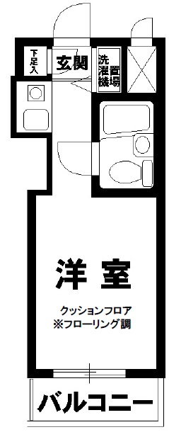 トップ恵比寿210の間取り