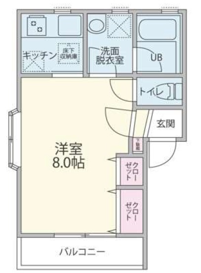 ワイズコート301の間取り