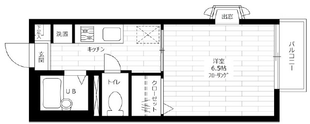 クライン　ブルーメⅠ103の間取り