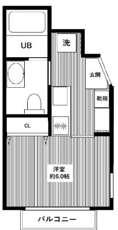 スカイヒルズ目黒202の間取り
