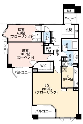 グランヴェール代官山青葉台201の間取り