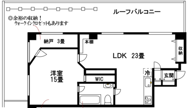 パロス下北沢5Fの間取り