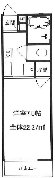 佐々木マンション305の間取り