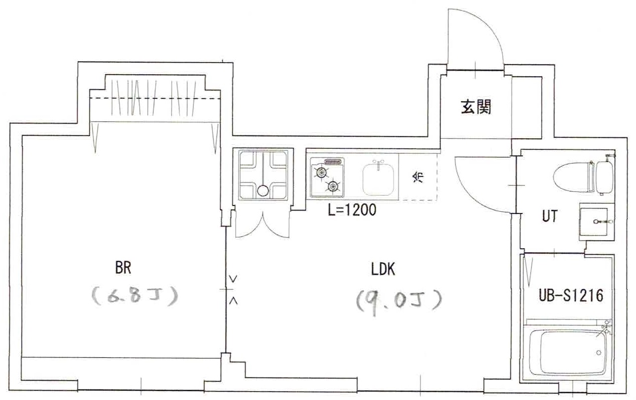 ソフィーネ西小山103の間取り