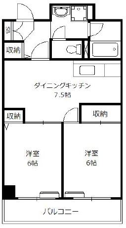 Fiore世田谷公園302の間取り