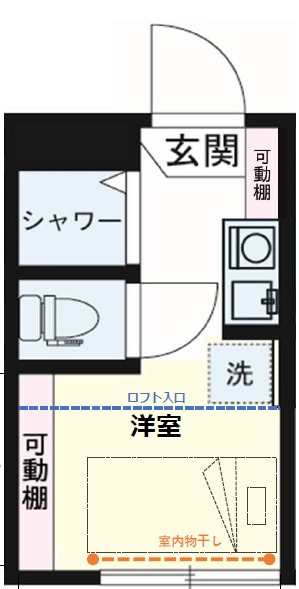 ルミエスタ世田谷205の間取り