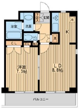 ガーデン目黒南316の間取り