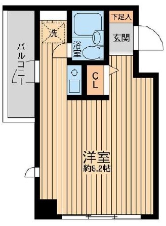 カナン・プレイス0302の間取り