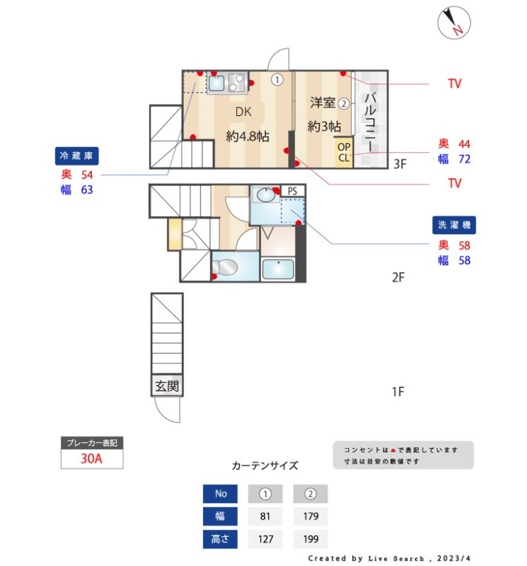 ミハス三軒茶屋Ⅳ204の間取り