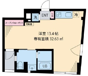 エルプラド自由が丘4aの間取り