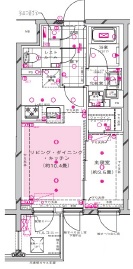 ピアース都立大学305の間取り