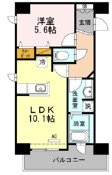 Haleakala岡本703の間取り