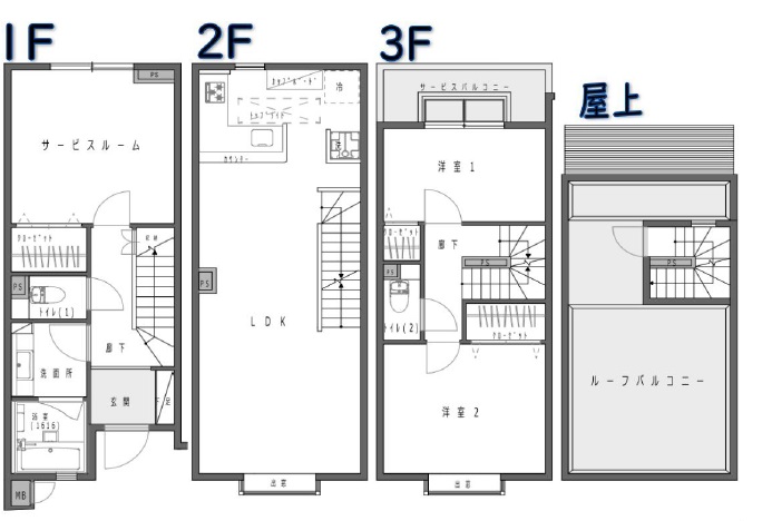 セボン駒沢大学107の間取り