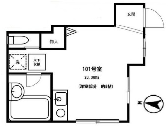 ミラベラ101の間取り