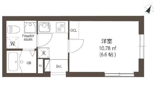ドムス・スタイル目黒不動前303の間取り