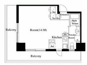 スタイリオ池尻大橋901の間取り