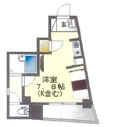 セリーヌ池尻大橋502の間取り