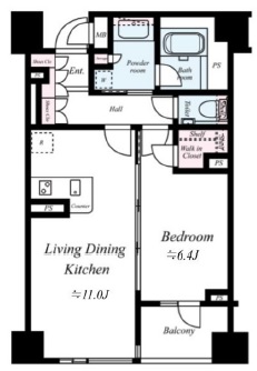 ダイナシティ碑文谷314の間取り