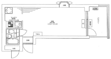 ラミアール都立大402の間取り