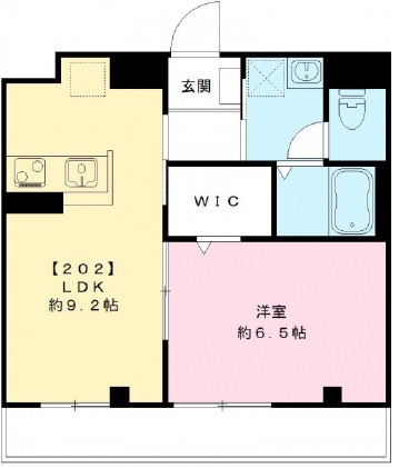 Solana世田谷(ソラーナ世田谷)202の間取り