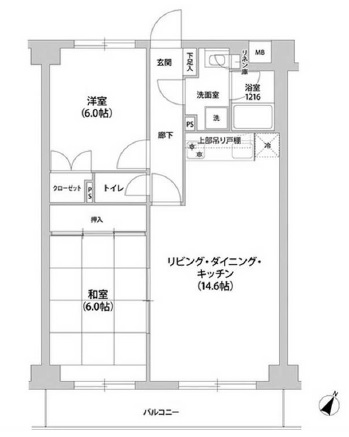 ボヌール白子303の間取り