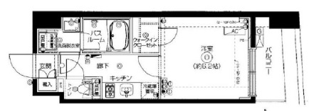 ZOOM渋谷富ヶ谷402の間取り